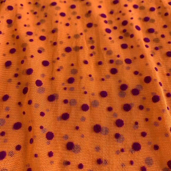 Zara orange mesh top - Picture 3 of 3